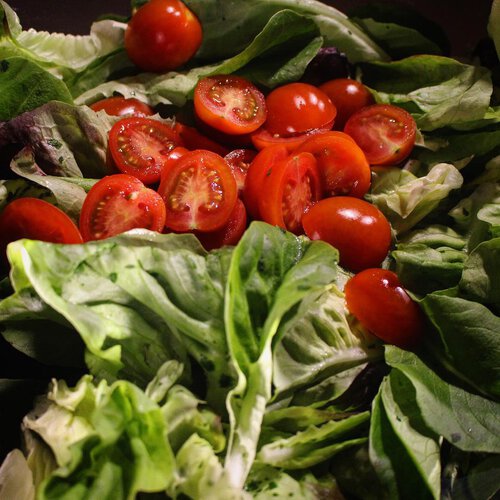 Gesund kochen - Garnelensalat