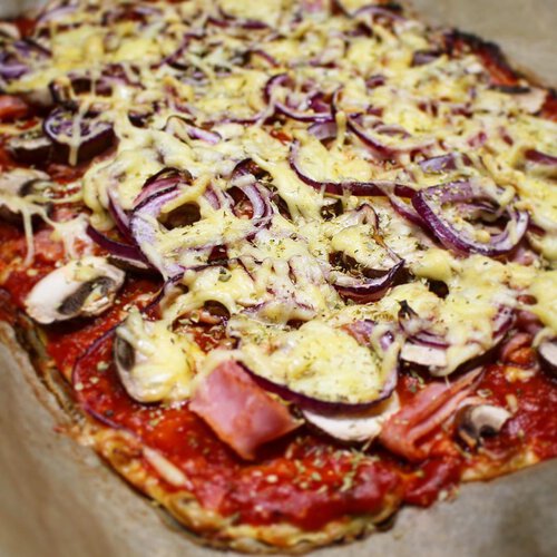 Gesund kochen - Gesunde Pizza-Alternative ohne Teig - Low-Carb Pizza Rezept