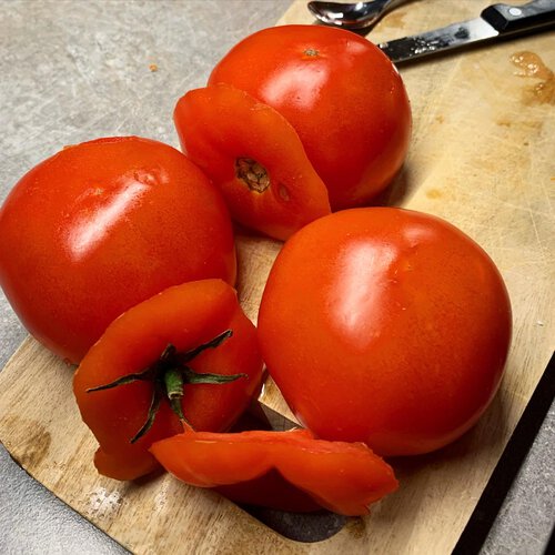 Gesundes Rezept - Gefüllte Tomaten in Sauce