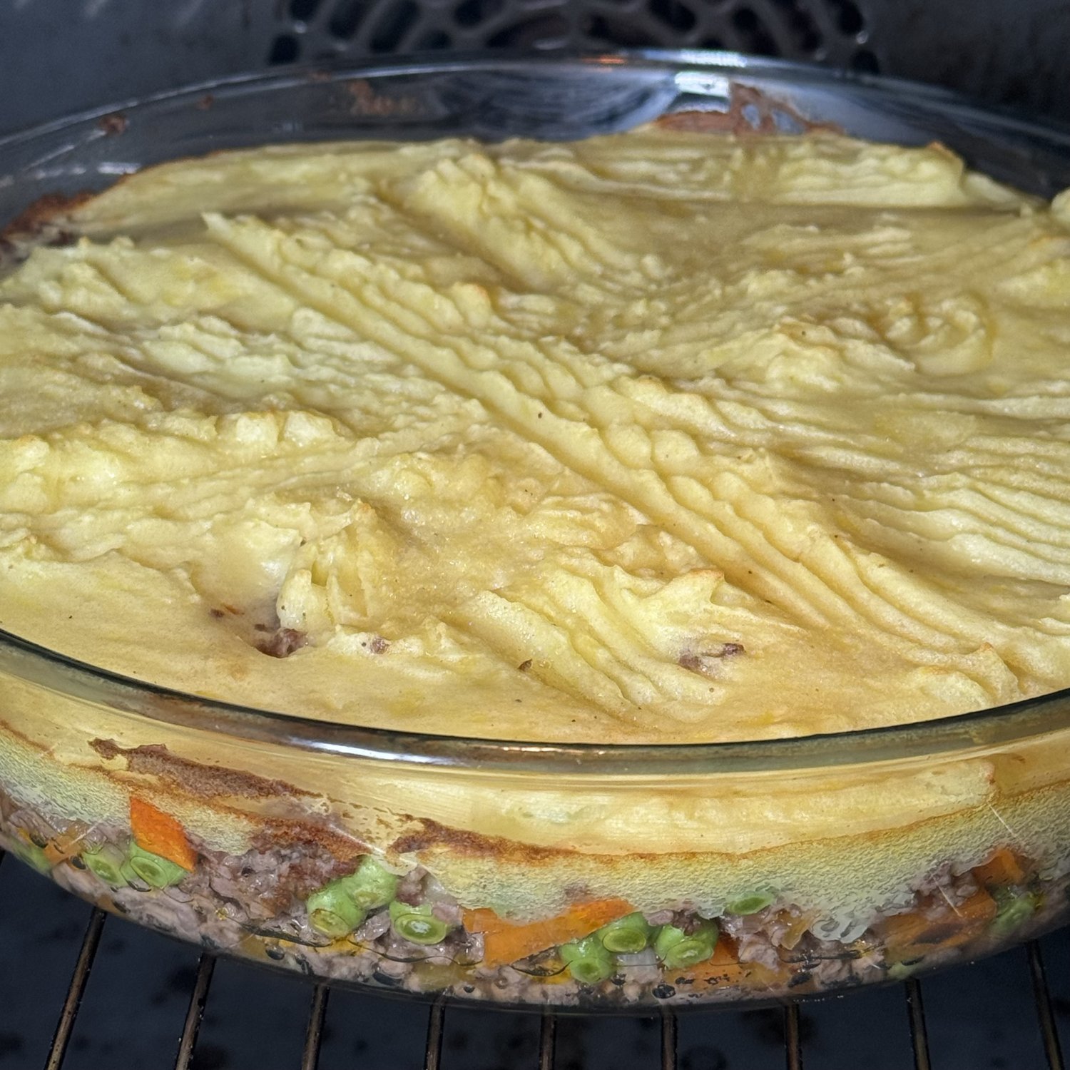 Rezept: Rinderhack Shepherd’s Pie mit Gemuese und Kartoffelkruste