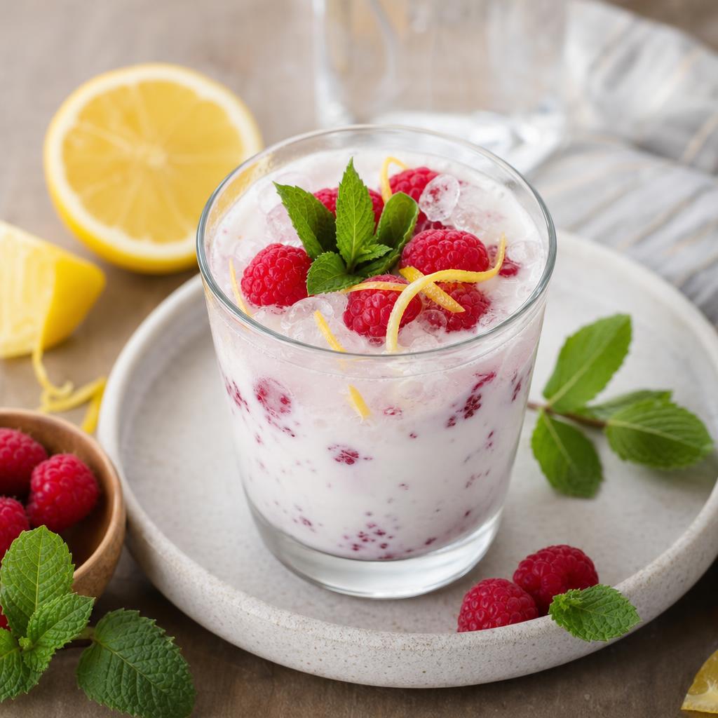 Joghurt Natur 3,5 % Fett-Rezept: Zitronen-Traum Erfrischer mit Obst-Boost