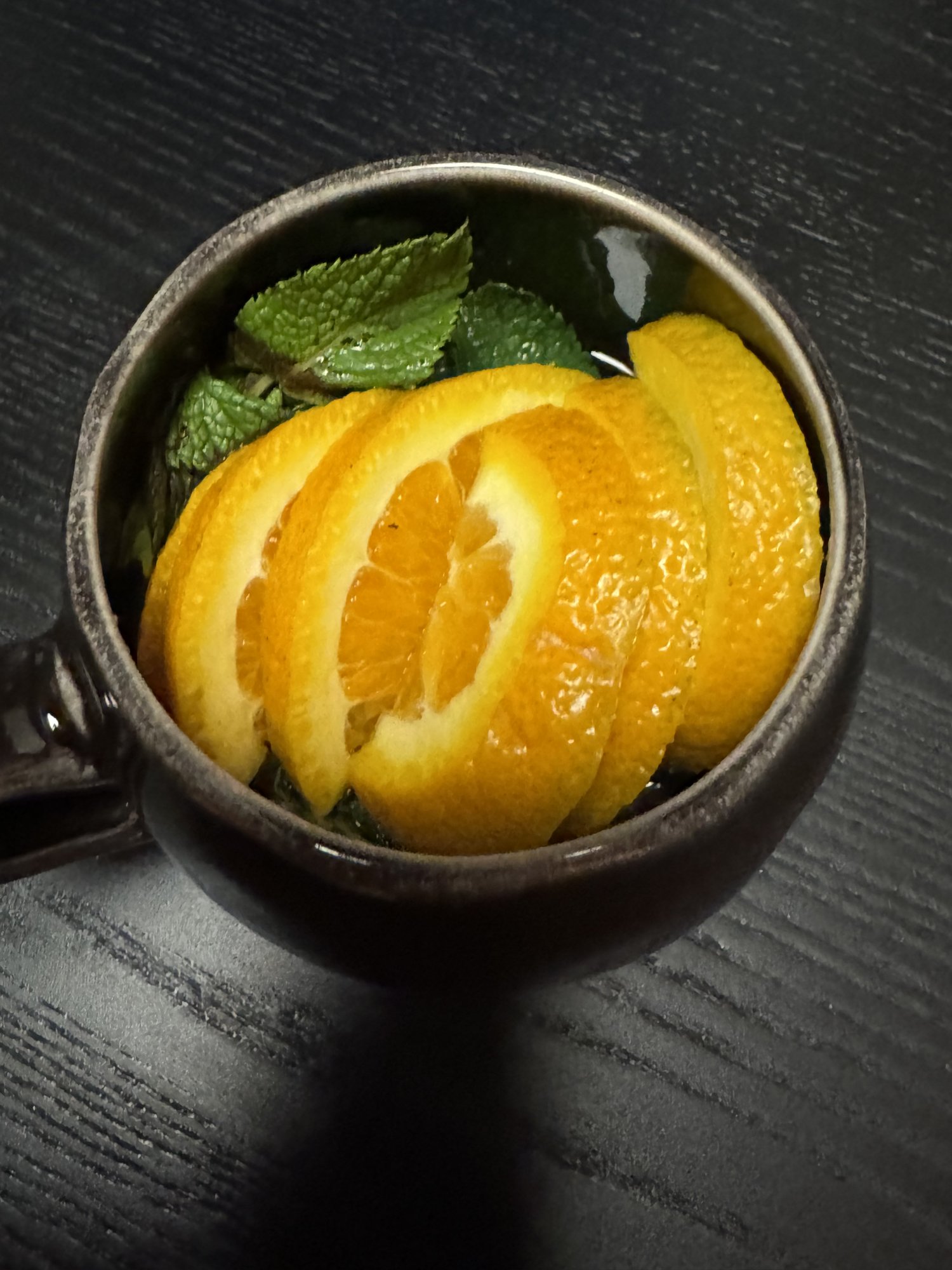 Rezept: Orangen-Minze-Infusion