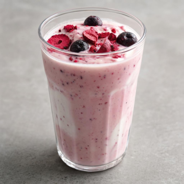 Rezept: Fruchtig-joghurtiges Getränk mit Frischekick