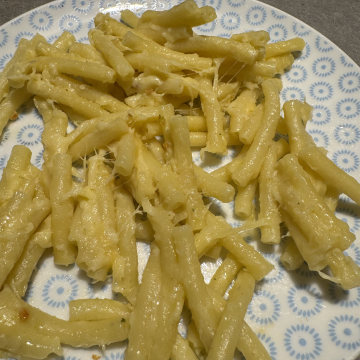 Rezept: Leichte Käse-Nudeln aus der Pfanne
