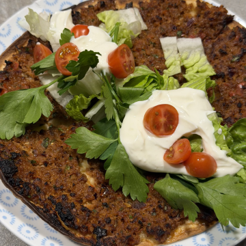 Rezept: Wrap mit Rinderhack und Joghurt-Dip