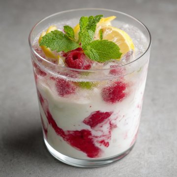 Zitrone-Rezept: Himbeer-Zitronen-Drink