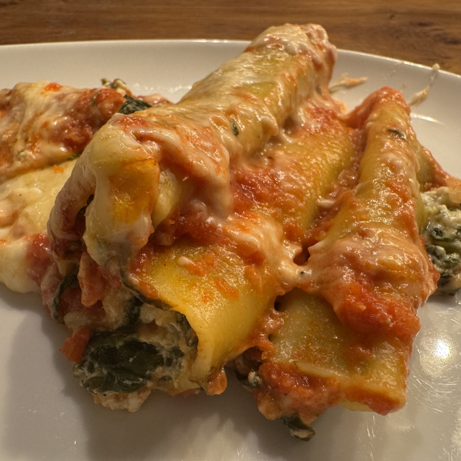 Cannelloni mit Spinat-Ricotta