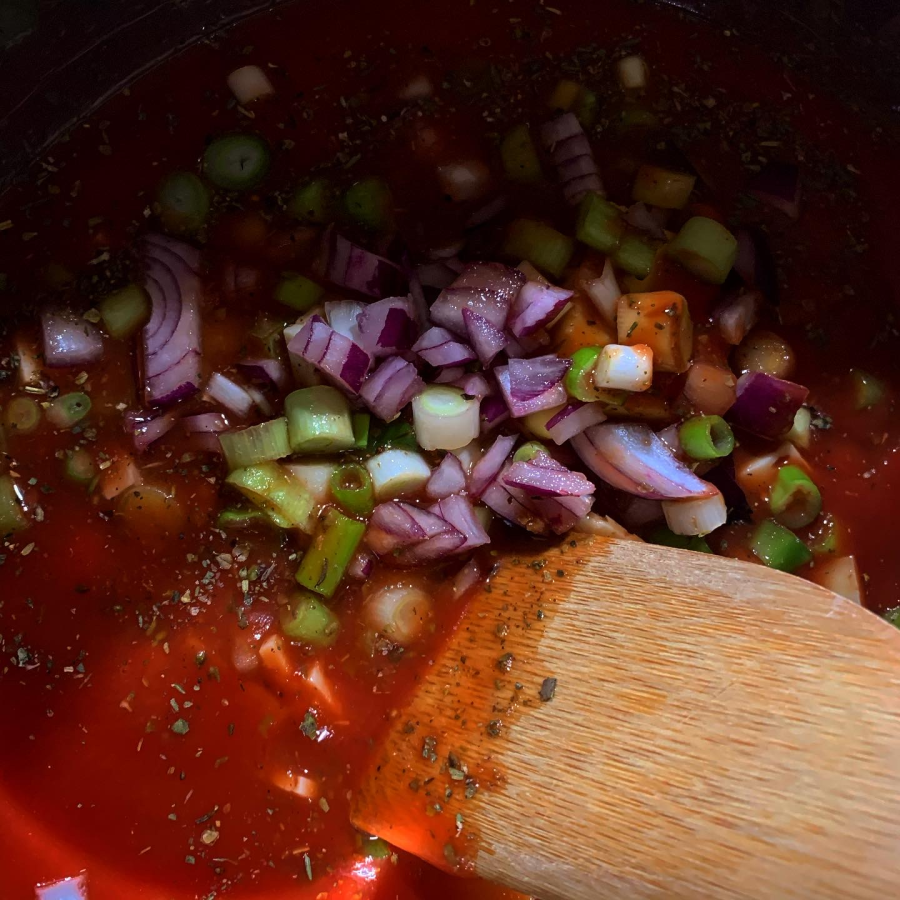 Miesmuscheln in Tomatensoße
