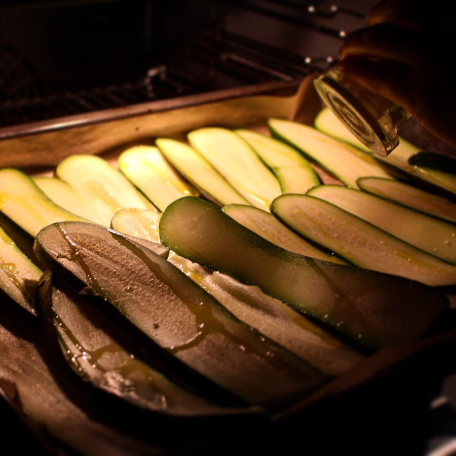 Zucchini-Lasagne mit magerem Rinderhack