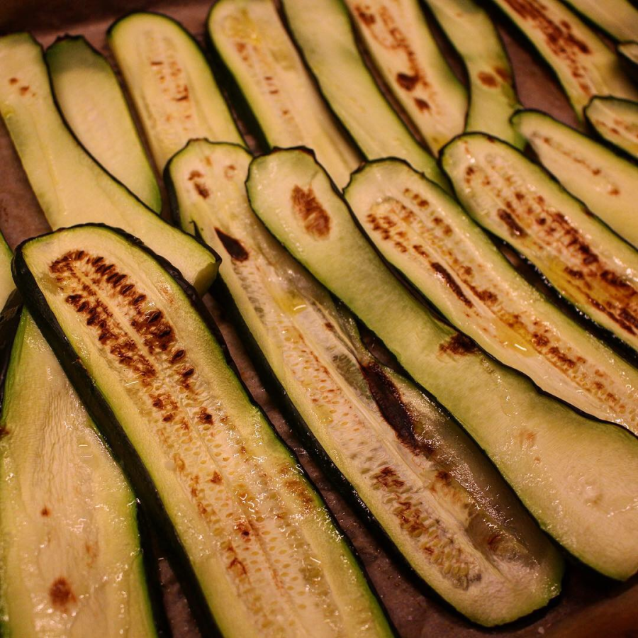 Zucchini-Lasagne mit magerem Rinderhack